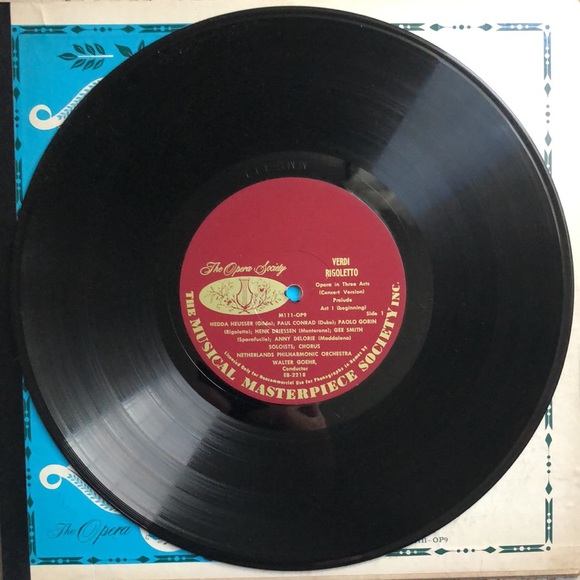 Giuseppe Verdi Rigoletto Perf. By Netherlands Philharmonic Double Vinyl Lp Set - Picture 7 of 14